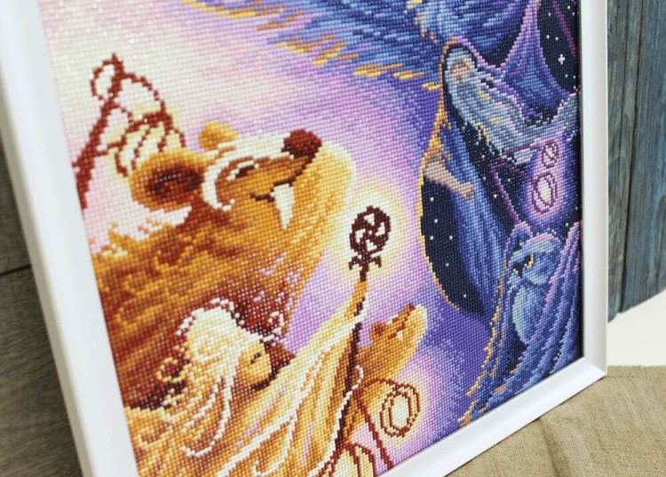 Алмазная вышивка «День и ночь» — картинка 2