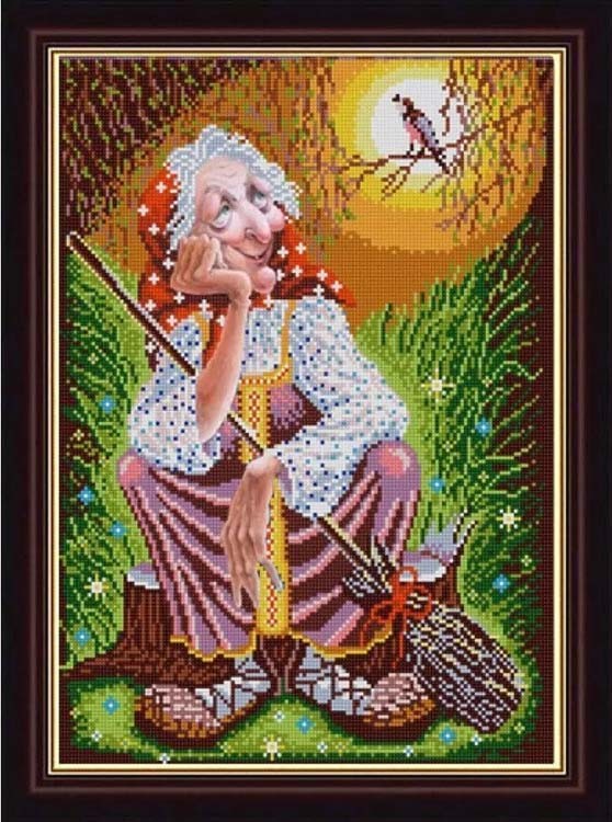 Рисунок на ткани «Бабушка Яга» — картинка 2