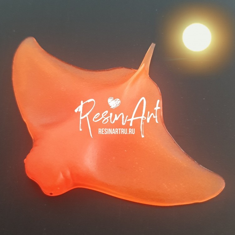 Люминофор — оранжевый 10 г, ResinArt — картинка 2