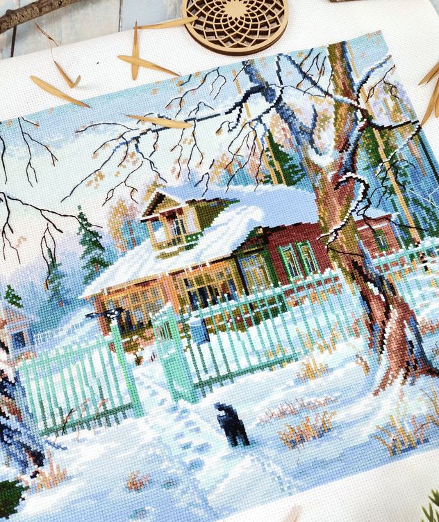 Набор для вышивания «Зимний день» — картинка 4