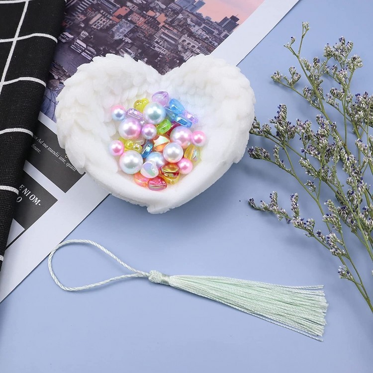 Силиконовый молд - Блюдце перья, 12х9 см — картинка 3