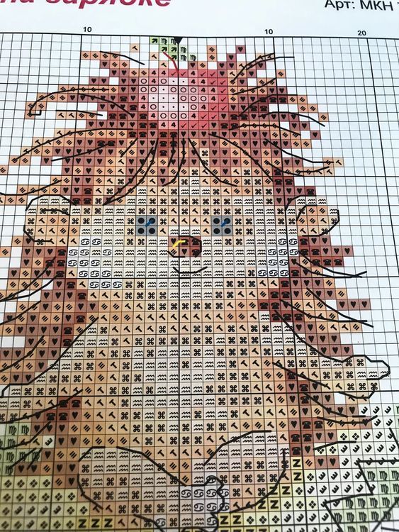 Набор для вышивания «Ежик на зарядке» — картинка 2