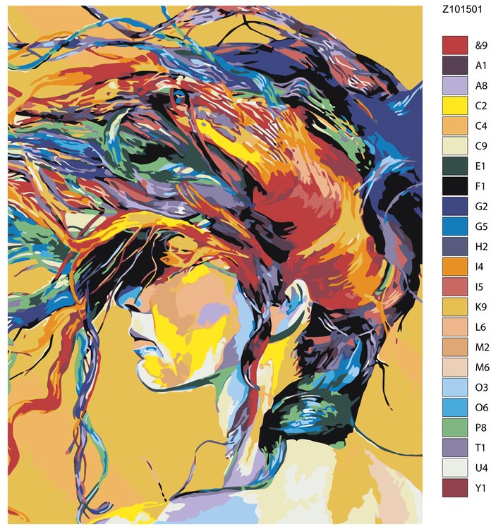 Картина по номерам «Акварель» — картинка 2