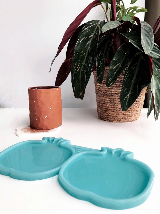 Модель №72 силиконовый молд подстаканники Гранат, пара,13x11,5 см, Craftsmen.store — картинка 3