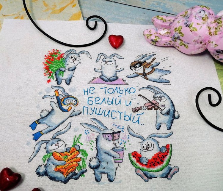 Набор для вышивания «Не только белый и пушистый» — картинка 4