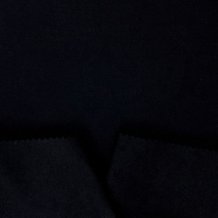 Ткань Поплин стрейч, 1 м х 150 см, 125 г/м², цвет: черный, TBY — картинка 3