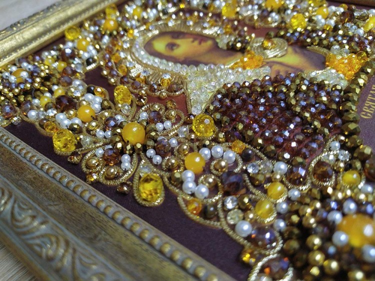 Набор для вышивания хрустальными камнями «Святая Мария» — картинка 6