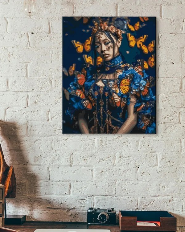 Картина по номерам «Прекрасная императрица цветов» — картинка 3