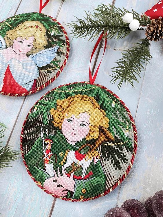 Набор для вышивания «Пинкипы. Рождество» — картинка 3