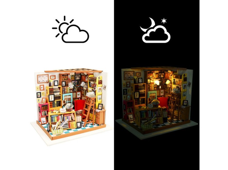 Набор для создания миниатюры (румбокс) «Книжный магазинчик» — картинка 5