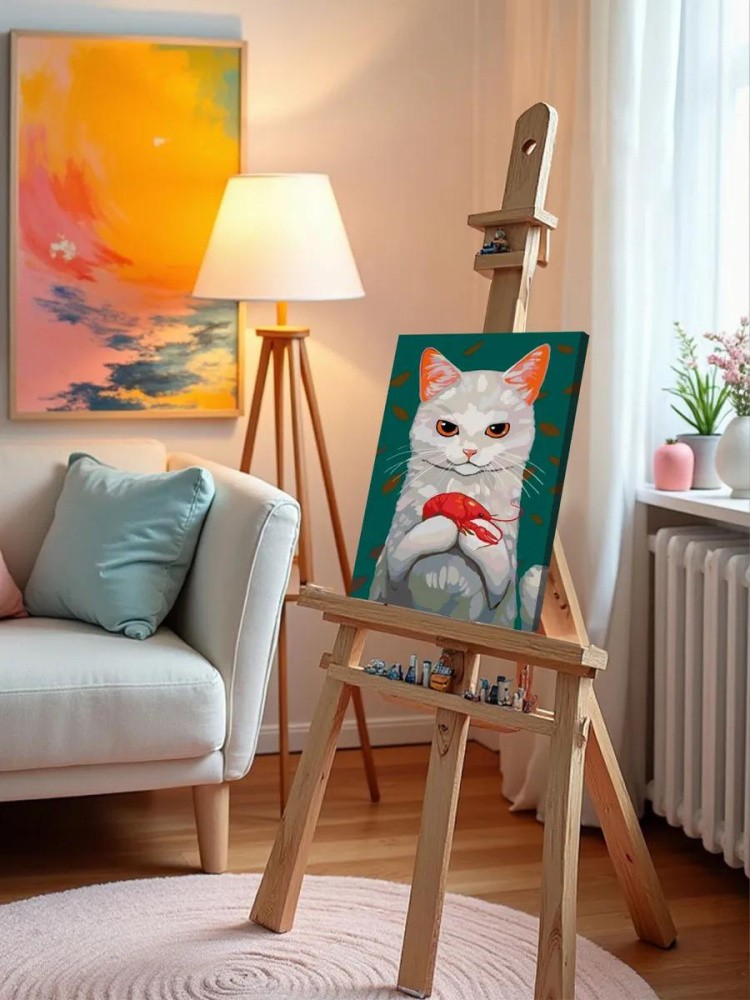 Картина по номерам «Любимое лакомство. Раки» — картинка 9