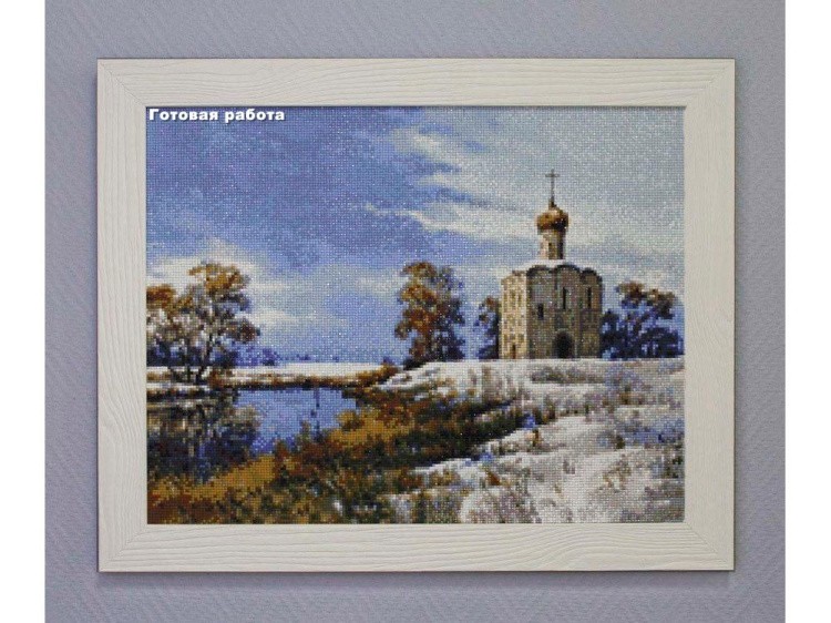 Алмазная вышивка «Старая часовня» — картинка 2