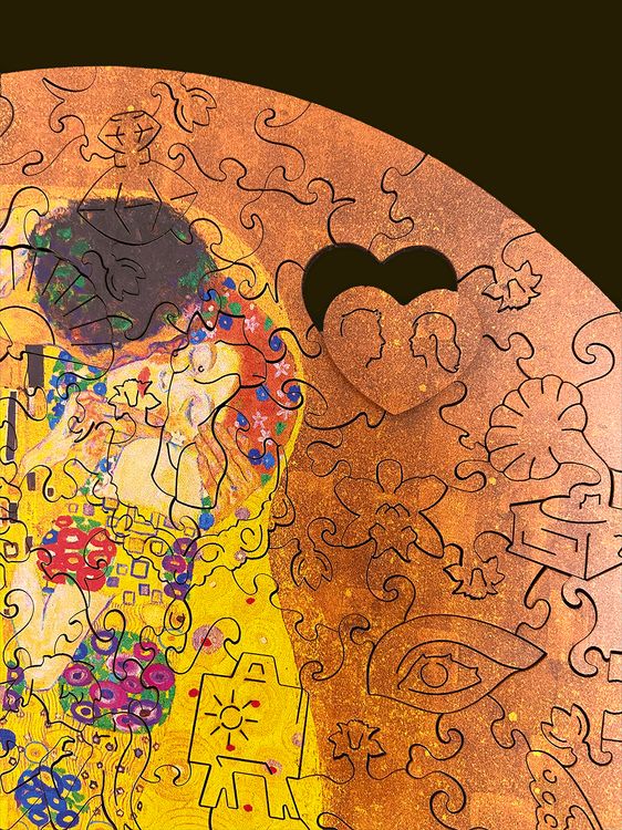 Деревянные пазлы Woodzle «Поцелуй» (М) — картинка 6