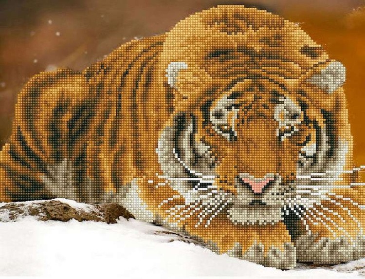 Алмазная вышивка «Амурский тигр»