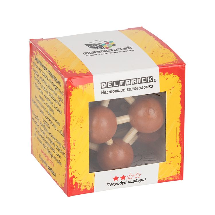 Головоломка деревянная Молекула, 40 элементов — картинка 2