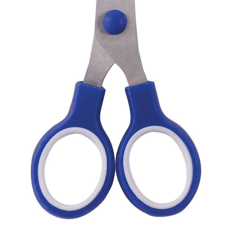 Ножницы 130 мм, резиновые вставки, ПИФАГОР — картинка 4