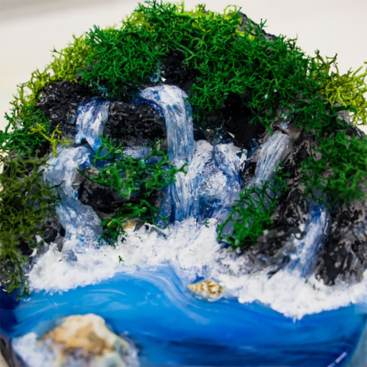 Особо вязкая смола для рисования Aquaglass Heavy 1500 грамм, RU-SMOLA — картинка 10