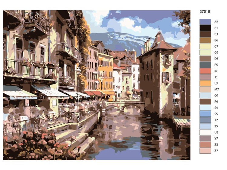 Картина по номерам «Каналы Венеции» — картинка 2