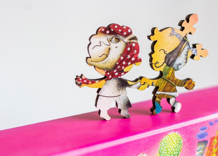 Деревянные пазлы DAVICI «Дружба на полянке» — картинка 4