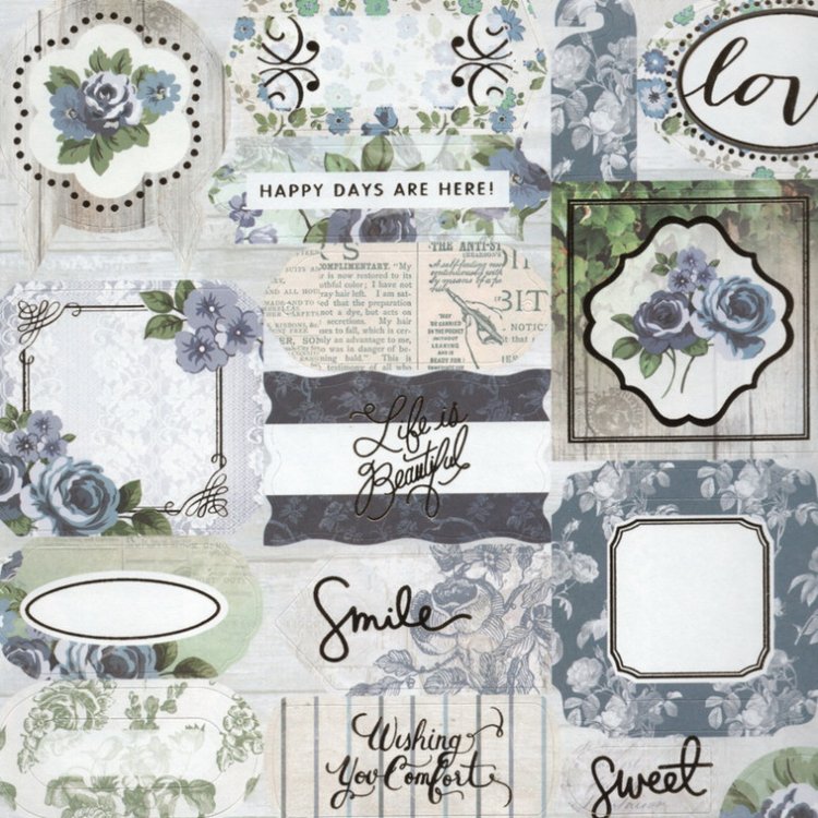 Набор бумаги «Лиловый букет» — картинка 9