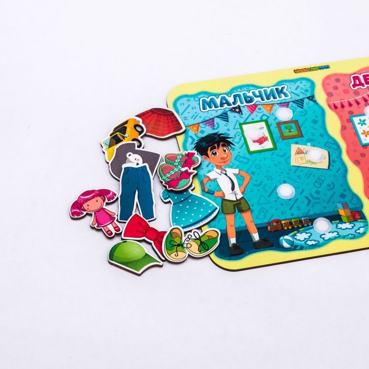 Сортер «Какая разница? Мальчик-девочка» — картинка 4