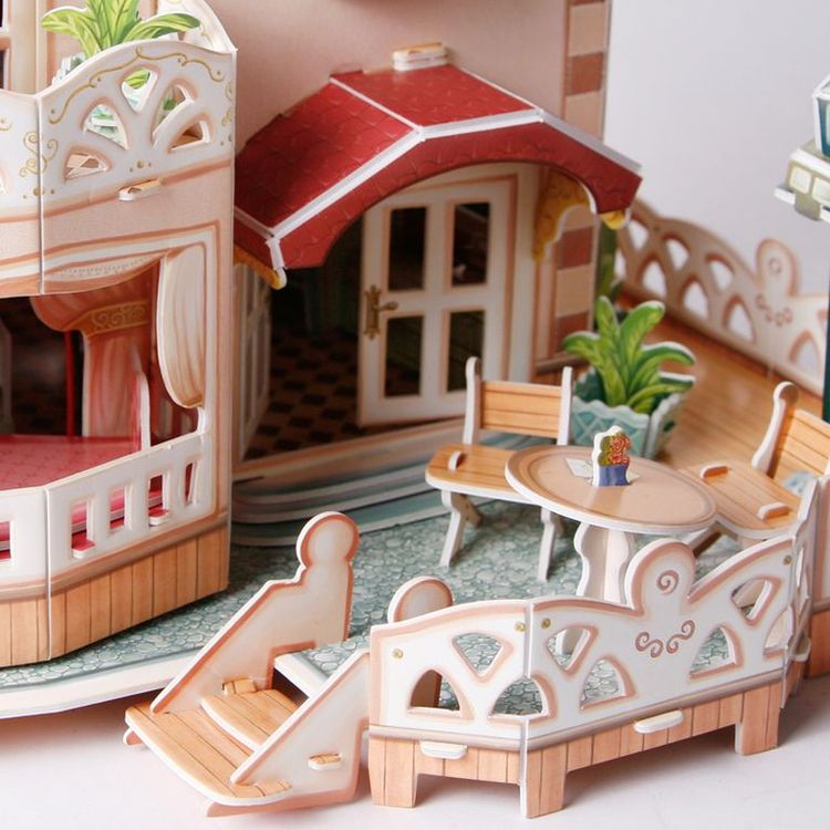 3D-пазл CubicFun Дом с верандой — картинка 5