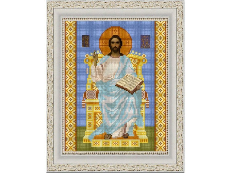 Рисунок на ткани «Господь Вседержитель на престоле»