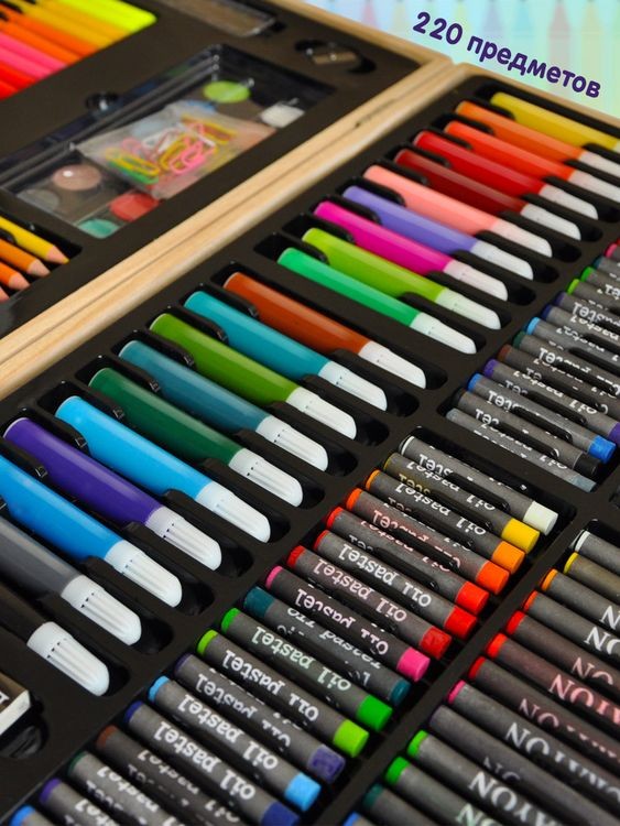 Чемодан для творчества, 220 предметов — картинка 3