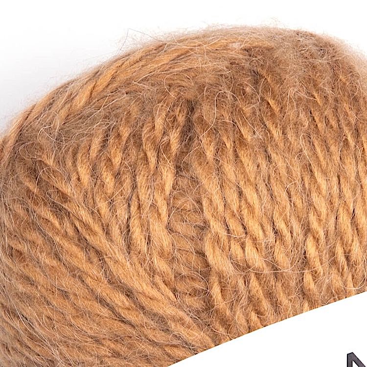 Пряжа YarnArt Alpine Angora (345), темно-песочный, 5 шт. по 150 г — картинка 2