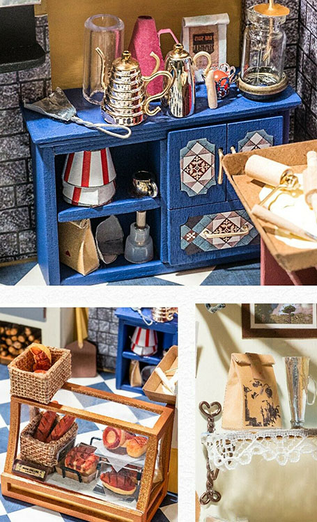 Набор для создания миниатюры (румбокс) «Пекарня» — картинка 3