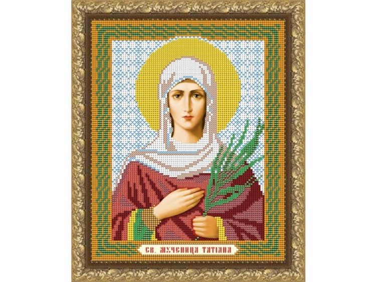 Рисунок на ткани «Св. мученица Татьяна»