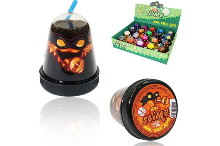 Лизун Slime «Ninja», с ароматом колы — картинка 2