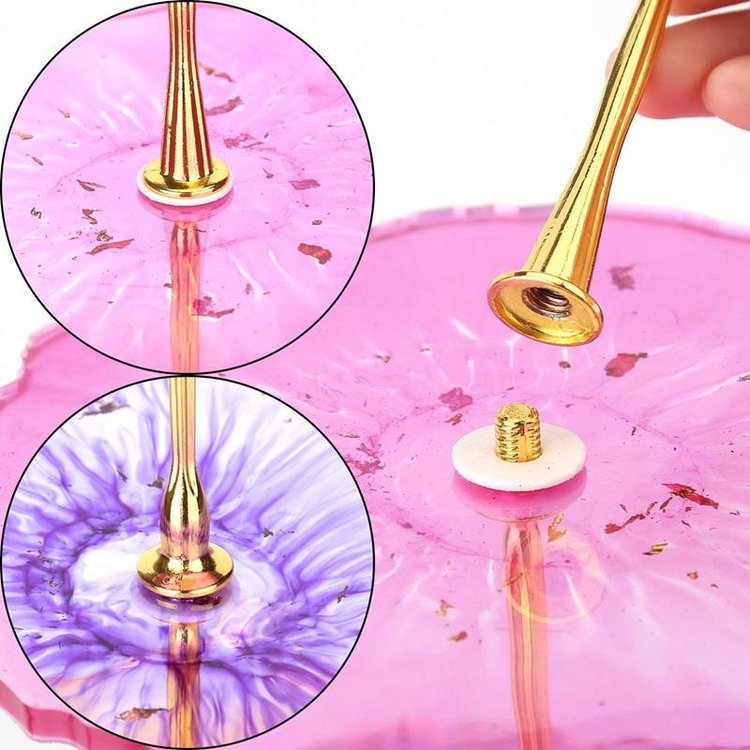 Силиконовый молд - Заготовка для фруктовницы, 25x25см — картинка 5