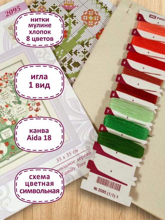 Набор для вышивания «Фамильное дерево» — картинка 3
