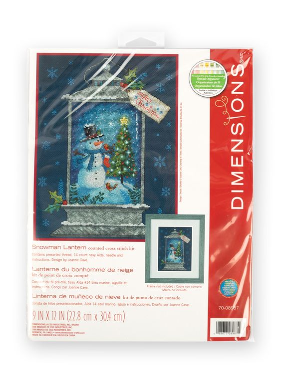 Набор для вышивания «Фонарь снеговика» — картинка 5