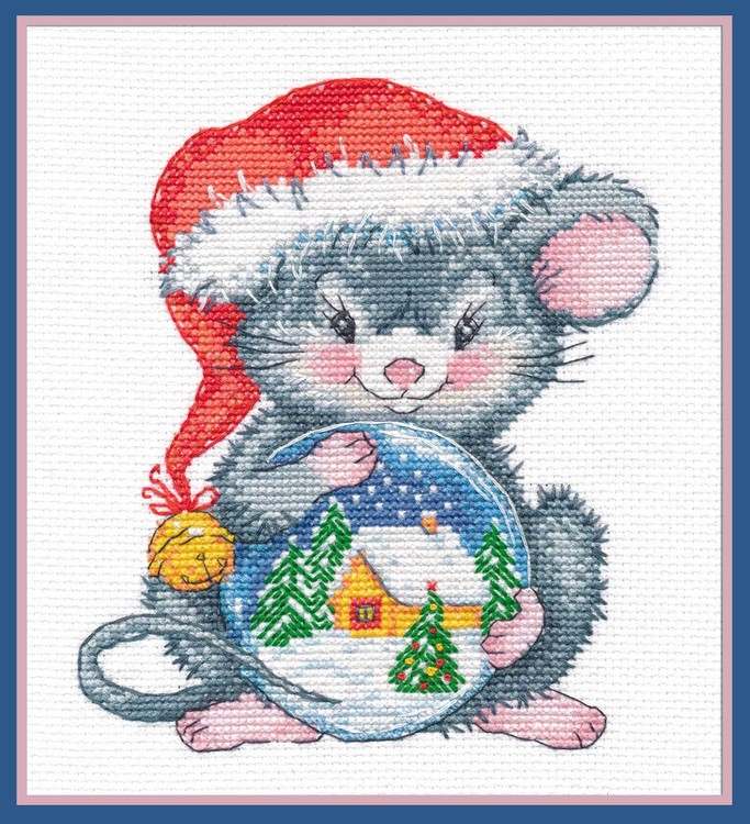 Набор для вышивания «Мышонок с шаром» — картинка 2