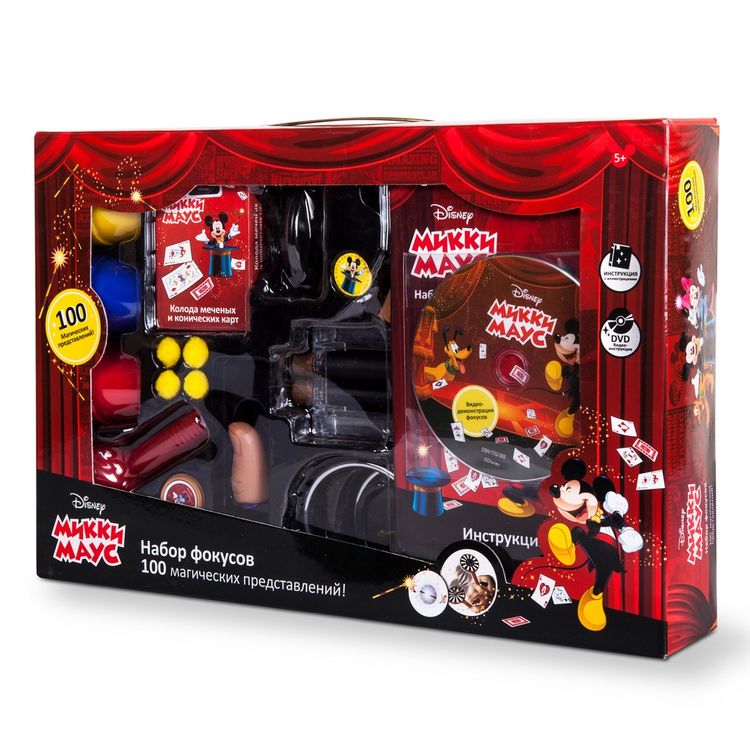 Набор для демонстрации фокусов Disney «Mickey Mouse» (100 фокусов) — картинка 2