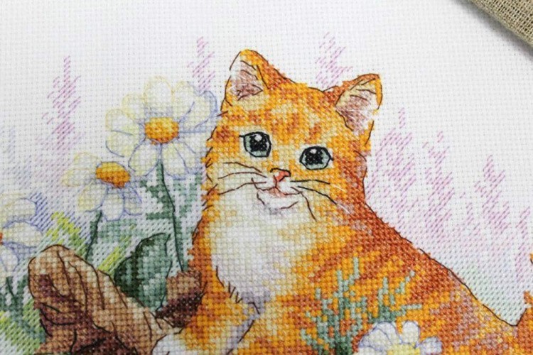 Набор для вышивания «Рыжий садовод» — картинка 4