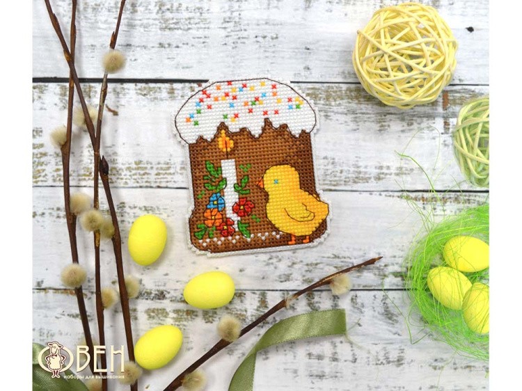 Набор для вышивания «Магнит. Куличик» — картинка 2
