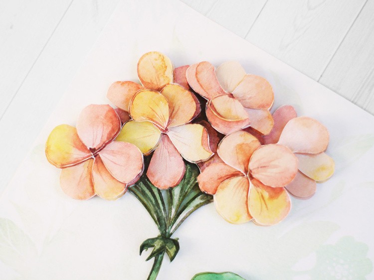 Папертоль «Оранжевая гортензия» — картинка 2