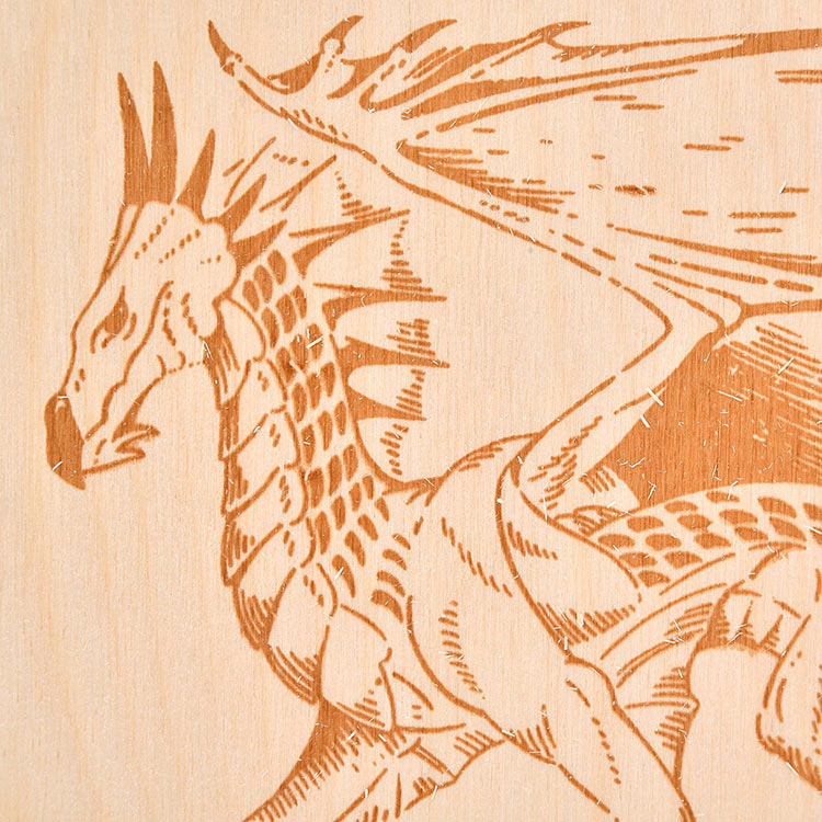 Доски для выжигания, 5 штук, серия Драконы — картинка 2