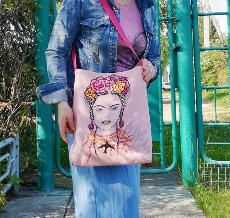 Набор для вышивания «Сумка. Фрида» — картинка 4