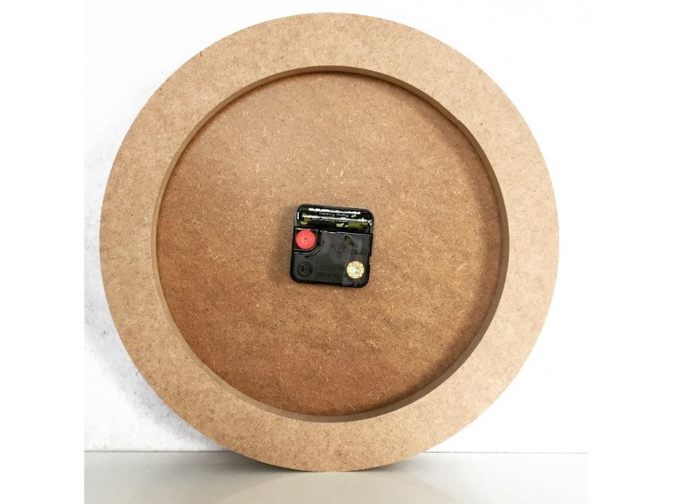Заготовка ART Board WhiteClock, круглый (без механизма), D30 см, Craftsmen.store — картинка 3