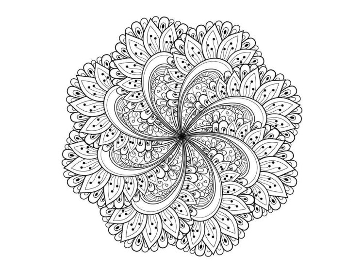 Набор-антистресс для вышивания «Цветочный узор» — картинка 2