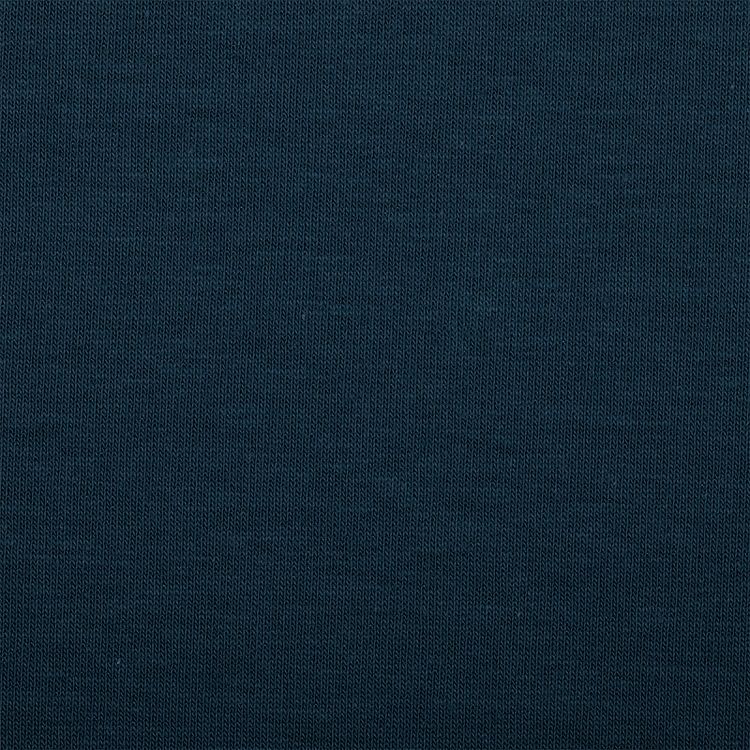 Ткань трикотаж Футер 2х нитка, петля, с лайкрой, 6 м, ширина 180 см, 230 г/м2, пенье, цвет: темный петроль, TBY — картинка 2