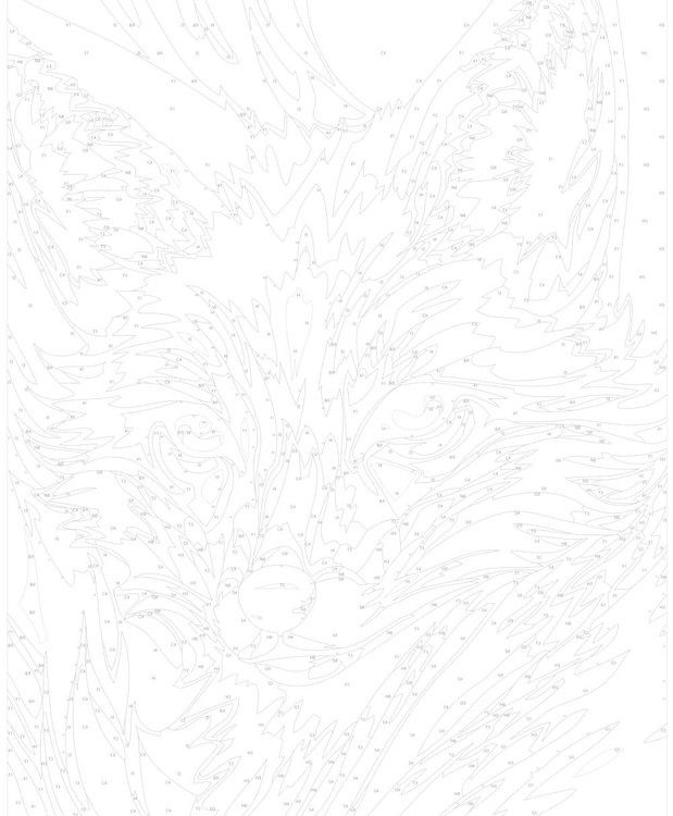 Картина по номерам «Рыжий лис» — картинка 3