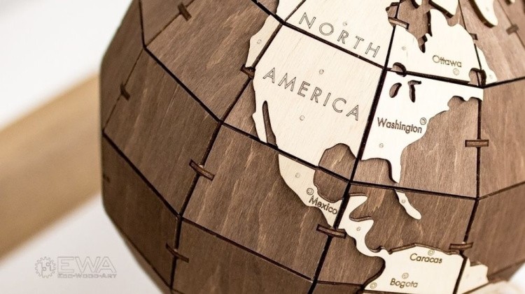 Конструктор из дерева «Глобус», Eco Wood Art — картинка 5