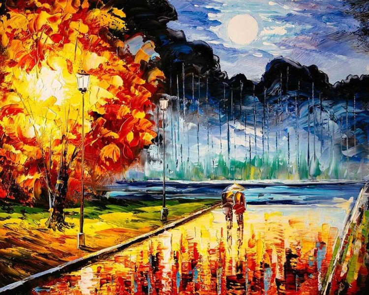 Картина по номерам «Осенний блюз»