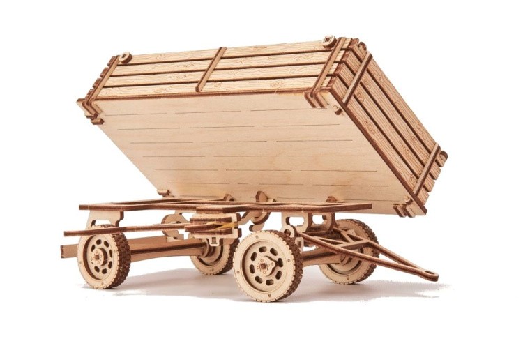 Деревянный конструктор «Трактор c прицепами», Wood Trick — картинка 9