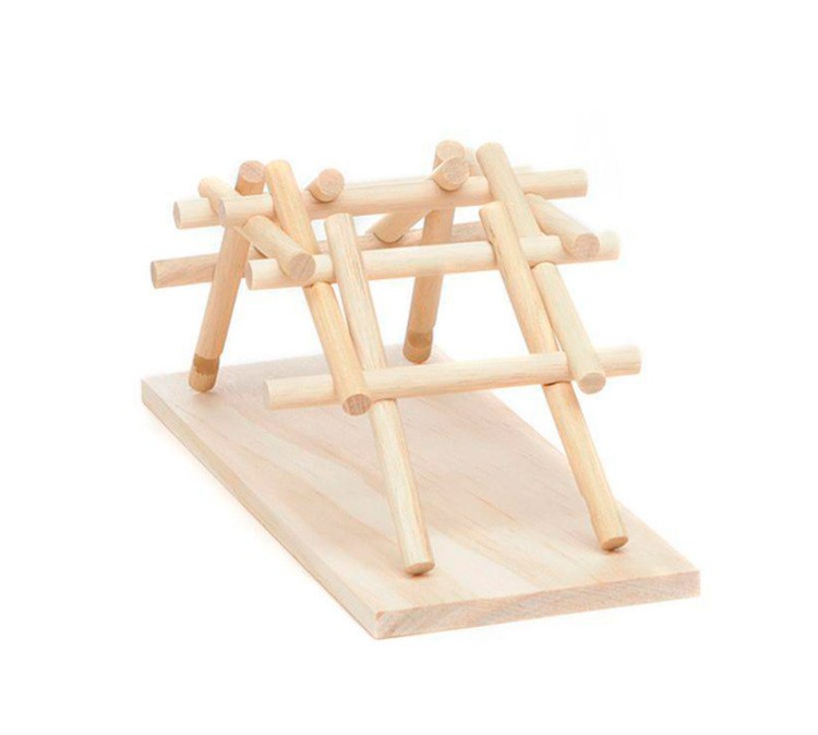 Конструктор из дерева «Мост Leonardo da Vinci» модель D-030 — картинка 2